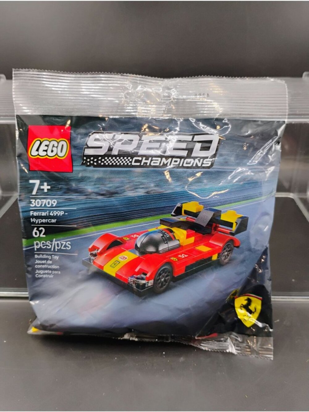 Lego Speed Champions Ferrari 499P Hypercar Building Kit 62 Pcs